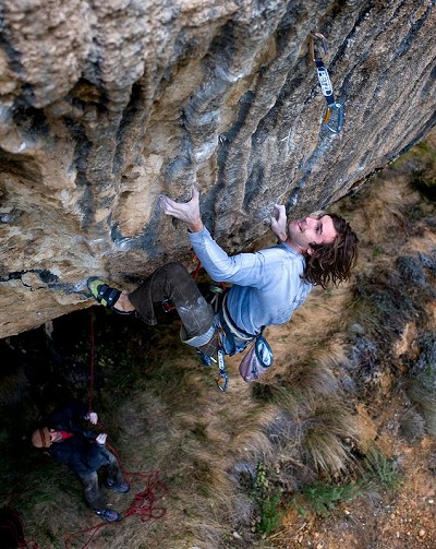 Chris Sharma on First round, first minute  © Pete O'Donovan