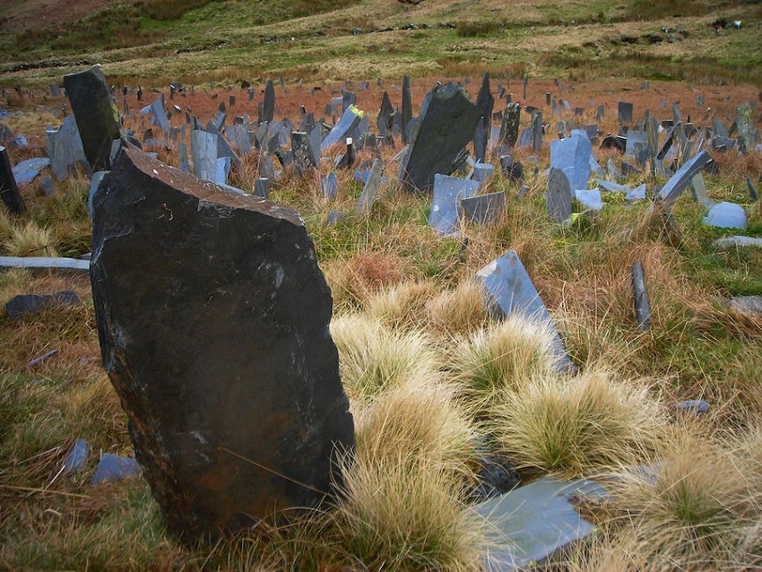 Standing Stone of Cwm Tregellan  © Mark Reeves