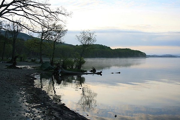 Loch Lomond camping - about to get less wild  © Dan Bailey