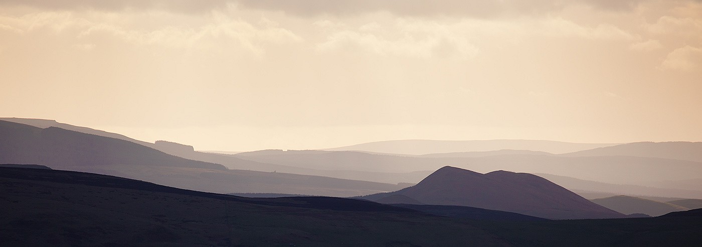 Looking out across Northumberland from just below the summit of the Cheviot  © Duncan_Andison