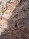 Paul Ross on new route San Rafael Swell.