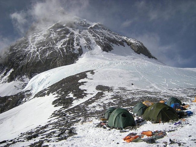 Jagged Globe's Camp 4 on the South Col of Everest  © David Hamilton