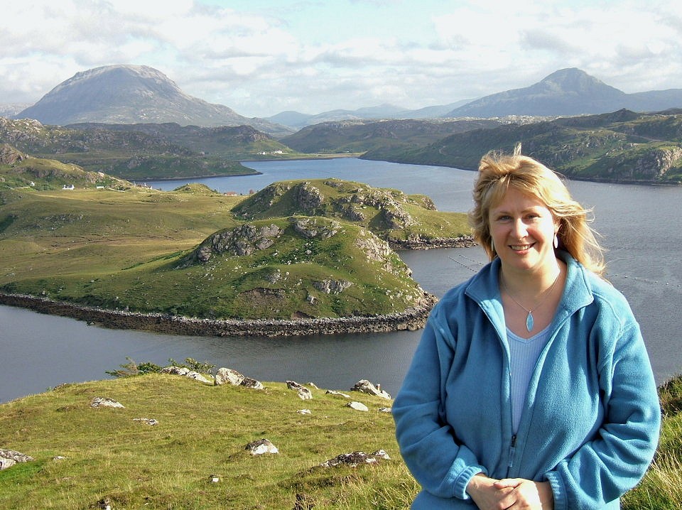 Shona McMillan at Kinlochbervie  © Ramblers Scotland