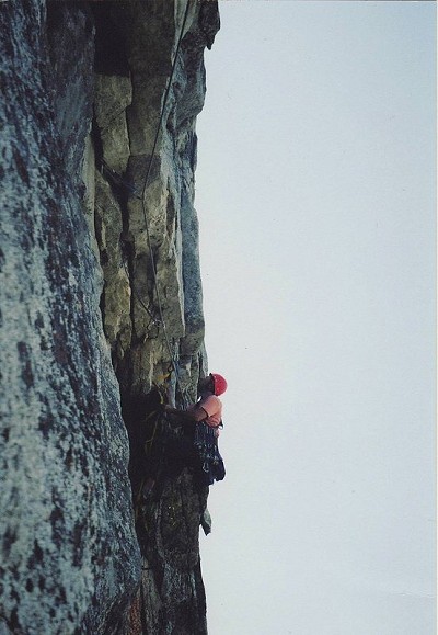 The crux pitch of The Chouinard-Herbert  © The Mountain project