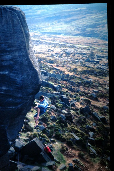 Seb Grieve takes 'the fall' on the the flake of Parthian Shot back in 1997  © Niall Grimes