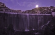 Dam in the moonlight, Margalef, Catalunya<br>© Lard