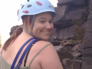 Belaying at Wharncliffe crag