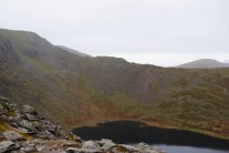 Swirral Edge (Grade 1) seen from the traverse of Striding Edge (Grade 1).