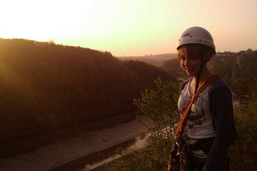 Topping out, avon gorge, beautiful spring evening.  © ruaidh