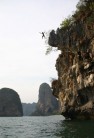 Karl deep water plummeting at Phra-nang Bay, Thailand
