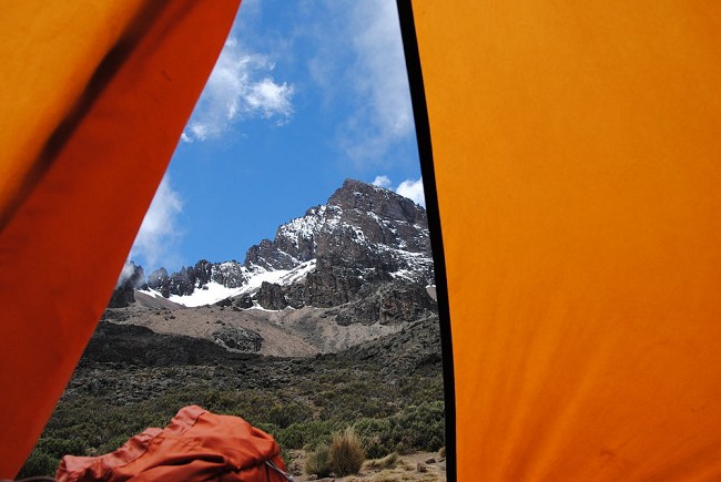 Mawnzi from my Tent on Kilimanjaro Trip  © LennyJ1
