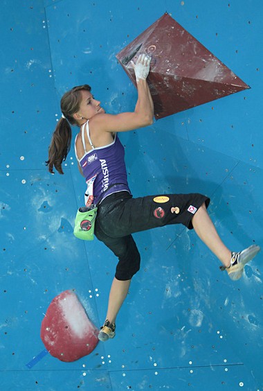 Anna Stöhr fighting to first place  - Worrld Championships 2011  © Arco 2011