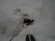 Following up an unknown gully