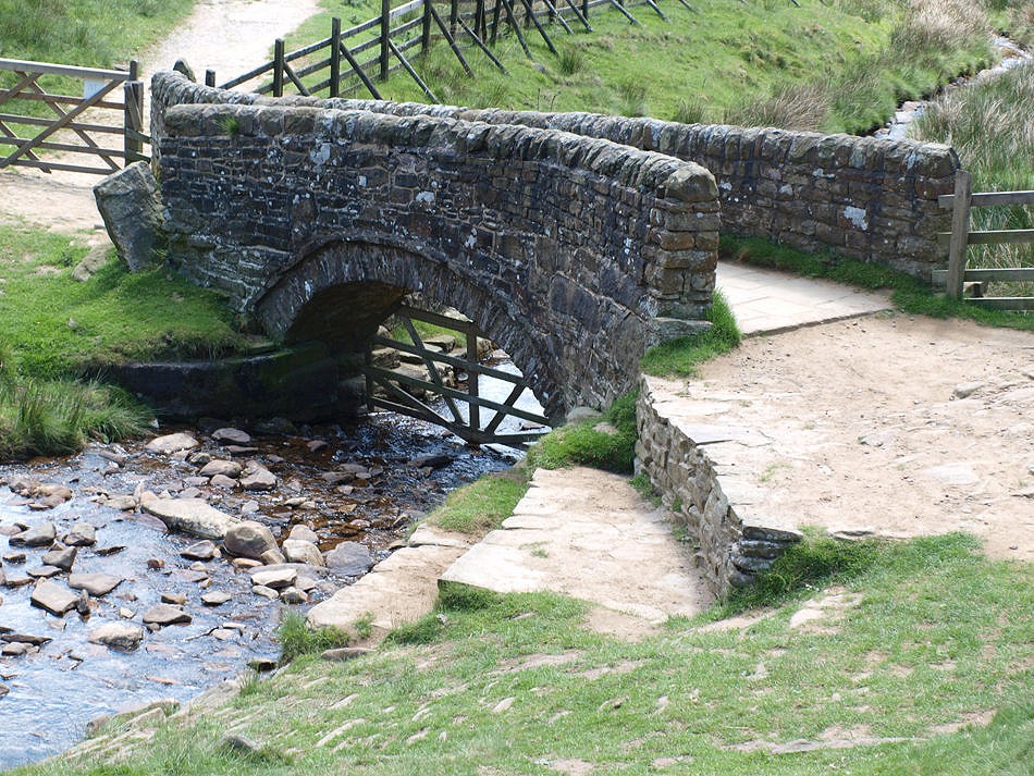 A beautiful packhorse bridge at the foot of Jacob’s ladder in Derbyshire   © Nicholas Rudd-Jones