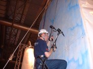Ice Climbing at the Outdoors Show 2004