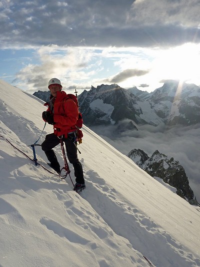 Mouthwatering morning conditions on Pigne d'Arolla  © timhowes