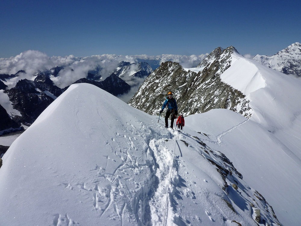 Mt Blanc de Cheilon summit ridge  © timhowes