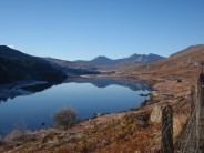 Snowdon horseshoe from Plas Y Brenin (well the lay-by next to it) 20/01/11