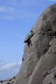 Marmot Athlete Ricky Bell Soloing Idlewild, E6 6b on Bearnagh Tors, Mournes