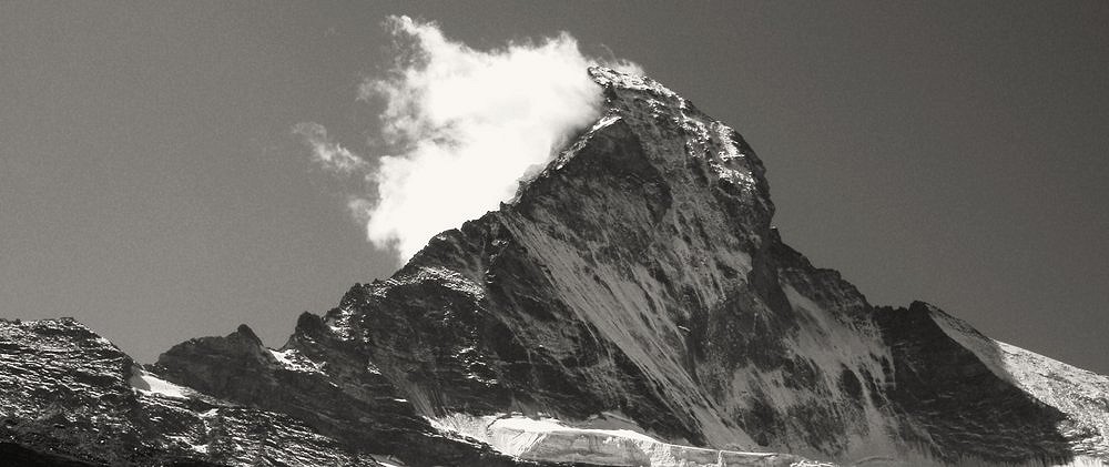 Banner clouds on the Matterhorn, August 2011  © Chris Ellyatt