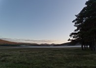 Sunrise in Glenmuick. The beginning of the path to Lochnagar.
