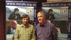 Brian (right) with outgoing president Chris Townsend  © M Dales