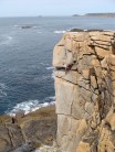Soloing Demo Route at Sennen