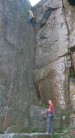 My first lead in the UK. Climbing partner Dan L