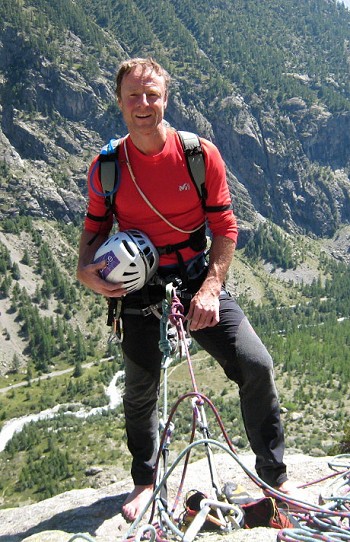 Jerry Gore will talk about the Ecrins including his ascent of Unchi Maka (400m 8a) with Gaz Parry  © Jerry Gore