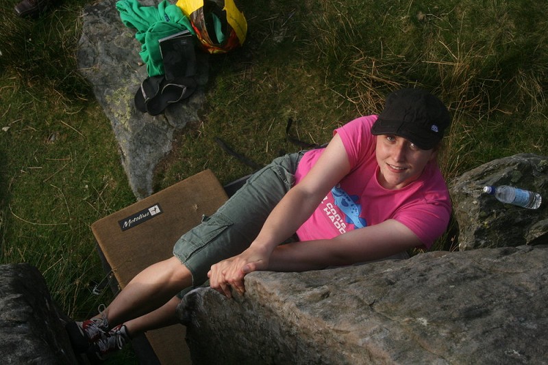 Lucy Blake bouldering  © lucyblake