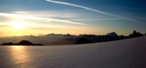 Alpine dawn over the Haute Savoie - from near the Aiguille du Tour.