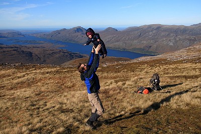 Flying lessons on Meall a' Ghiubhais  © Dan Bailey - UKHillwalking.com