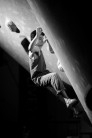 Paul Robinson focusing on problem #5 at the La Sportiva Legends Only competition in Stockholm.