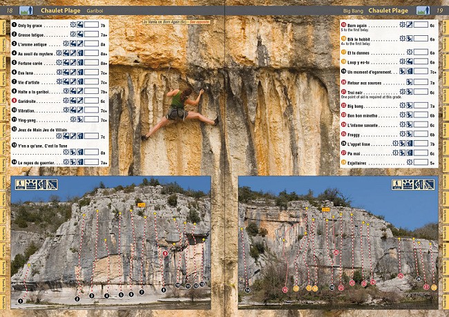 France : Languedoc-Roussillon Rockfax example page 1  © Rockfax