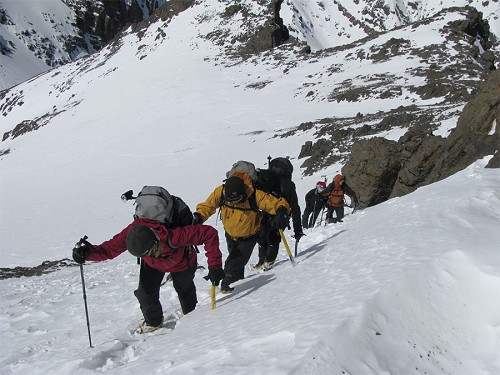 Deviation from normal south cwm route on Toubkal  © Cicerone Press / Des Clark