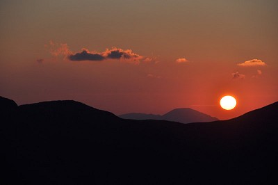 Sunset over Pillar from St Sunday Crag  © Simon White