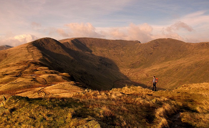 Looking to the Fairfield Horseshoe from Heron Pike  © Nicholas Livesey