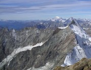 Dent d'Herens and Cresta Albertini from Matterhorn