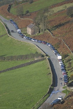 Parking at the Roaches  © Jon Read