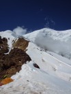 Pico Sur Illimani from Nido de Condores