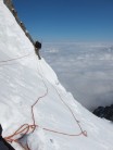 starting up "the steep bit" on Mt Maudit