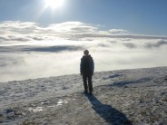 Above the clouds on Mam Tor.