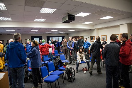 A busy Plas y Brenin - the centre was buzzing with excitement all weekend  © Jack Geldard / UKC