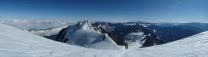 Panoramic shot of Mont Maudit