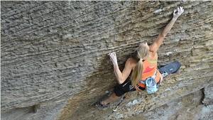 Sasha DiGiulian on Pure Imagination, 9a, Red River Gorge  © Adidas Outdoor, video still