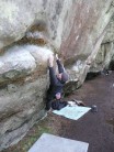 Hard day Bouldering with my good friend Steve Blake