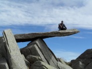 On the Cantilever at the top of Glyder Fach