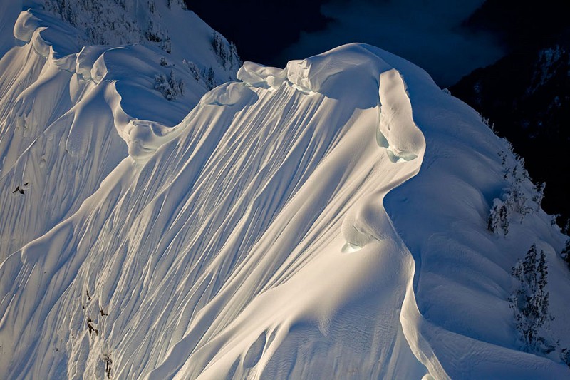 Cornices On The Southeast Ridge Of Cloudcap Peak  © John Scurlock