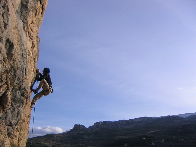 The climbing at Abdet  © Tom Phillips