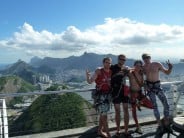 Just after climbing Sugar Loaf in Rio.